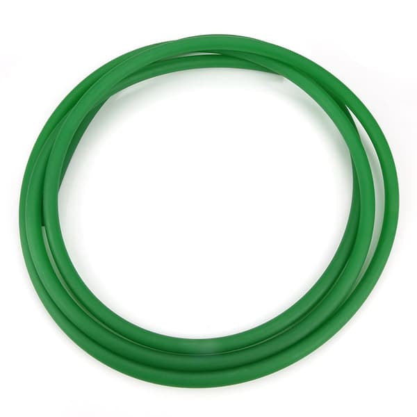Grøn PU Polyurethan Rundrem med Ru Overflade til Drivtransmission (12mm*3m)