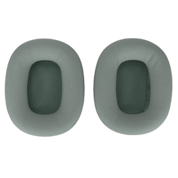 Hörlurskuddar Ersättning Mjuka Memory Foam Proteinläder Öronkuddar Öronmuffar för Airpod MAX Hörlurar Grön
