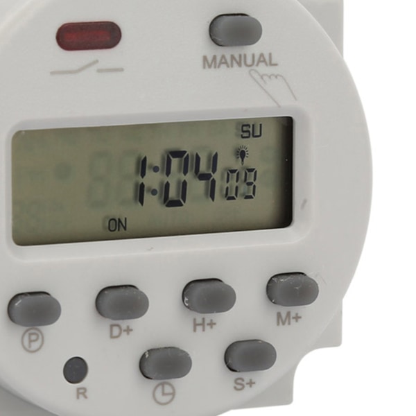 Pieni Tyyppi 7 Päivän Ohjelmoitava Digitaalinen Ajastinkytkin 1S~168h 5VA (220V AC)