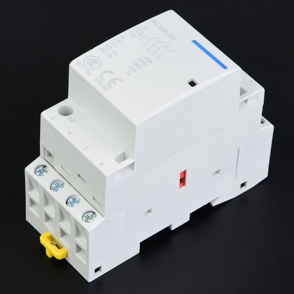 4P 4NO 20A Husholdnings AC Kontaktor DIN Skinne Montering (220V/230V)