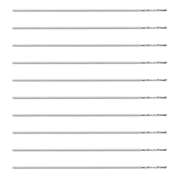 10 st Borr Twistborr Litet Rakt Skaft Pärlborrmaskin Verktyg K10 0,3 mm