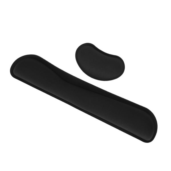 Handledsstöd i Minnesskum, Ergonomiskt, Halksäkert, Mus- och Tangentbordskudde, Stödset