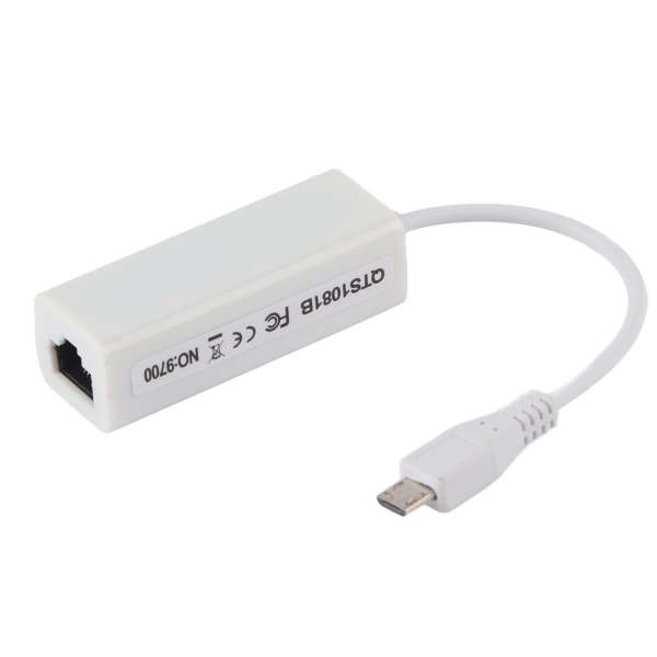 Nätverkskortsadapter Micro USB till RJ45 Ethernet-port för Raspberry Pi Zero 1.3/W moderkort