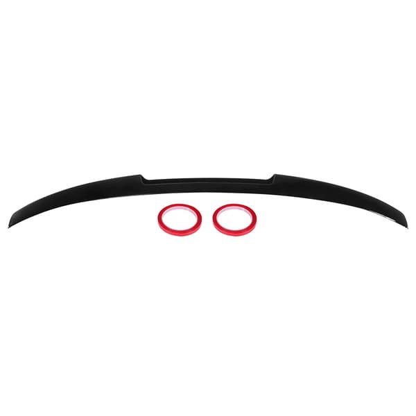 Blank Svart Refit för M4 Stil Hög Spark Trunk Lock Spoiler Passar för 3-serie E90 M3 2006-2011