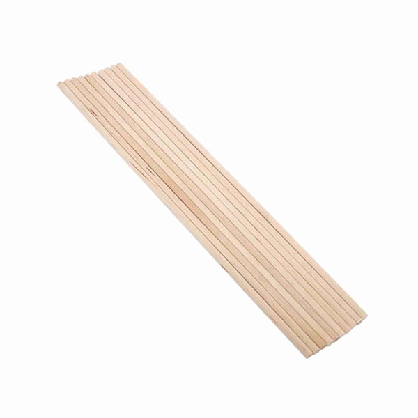 10 st DIY Träpinnar Hantverkspinnar Rundstavar Träverktyg 0.6CM*30CM