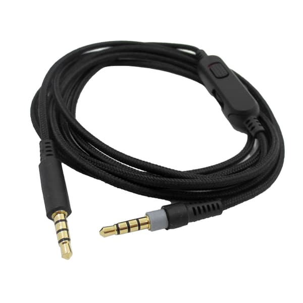 Hörlursljudkabel för Kingston HyperX Cloud MIX Gaming Headset Volymjusterad sladd