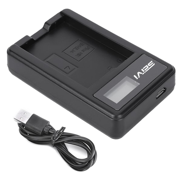 SEIVI EN EL14 Kamera Batteri Enkelt Oplader med LCD Display til Nikon D5100 D3100 D3200 D3300