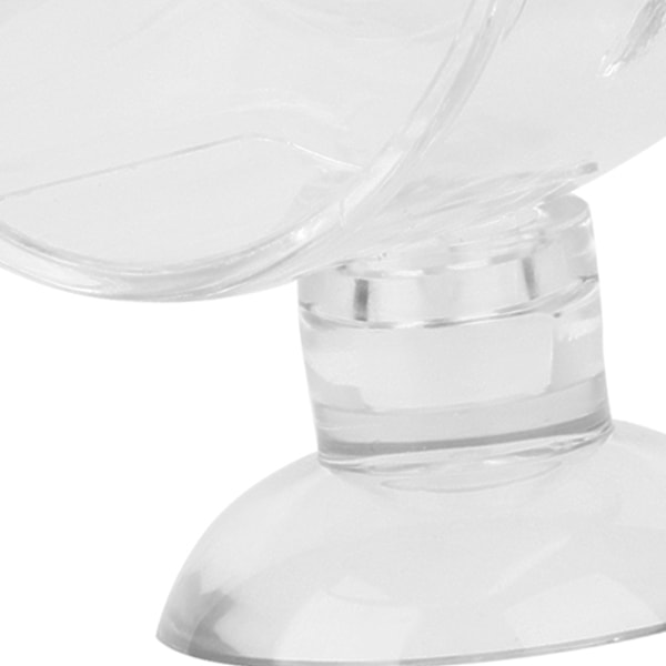 Transparent Akvarium Röd Maskmatare Sugkopp Fiskmatningskopp Behållare Tillbehör Akryl Sprickkopp