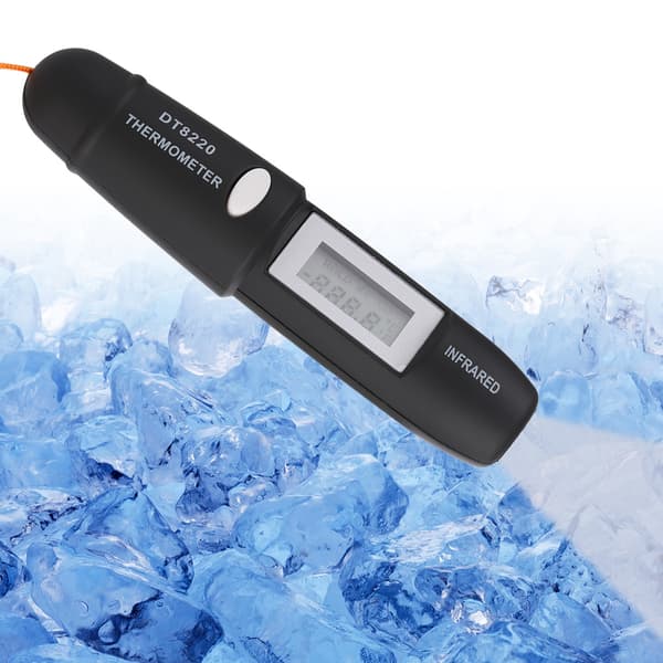 1 st Beröringsfri Mini Infraröd Termometer IR Temperaturmätning Digital LCD-skärm