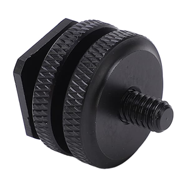 1/4 tommer Dobbelt Mødder Kamera Kold Sko Montering Adapter Stativ Skrue Adapter Blitz Sko Montering til Kamera Tilbehør