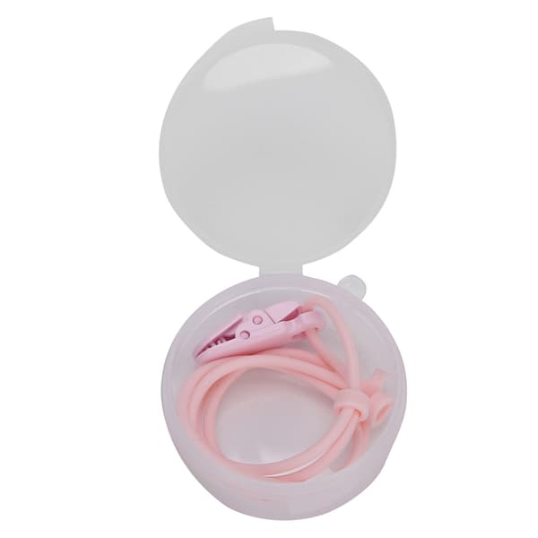 BTE Høreapparater Clips Reb Silikone Elastisk Anti-tab Sikkerhedsrem til Børn (Pink)
