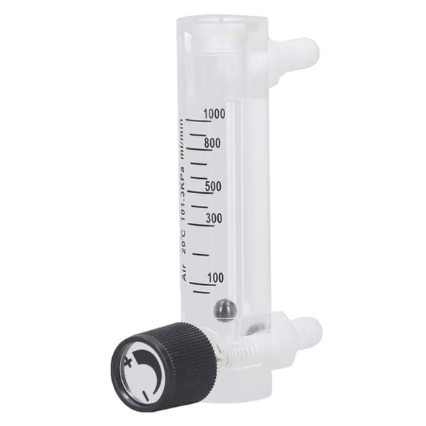 Gassmengdemåler Tester Luft Justerbar Panel Målekontroll Flowmåler 10‑1000ml/min