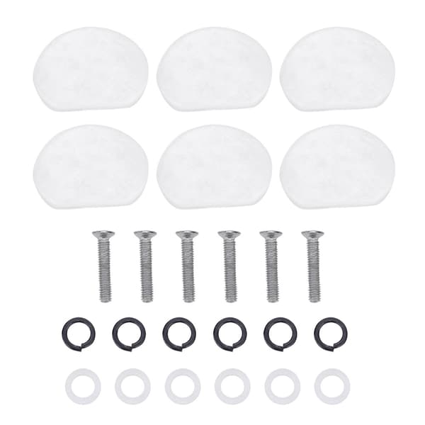 6 stk./sett stemmeskruer maskinhoder akrylknapper for gitar (#1)