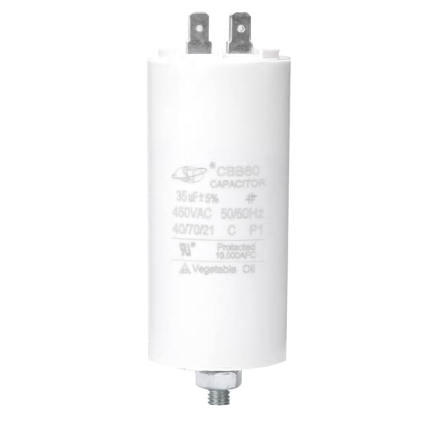CBB60 450V 35uf Motor Start Kondensator med Skruvmutter för Tvättmaskin