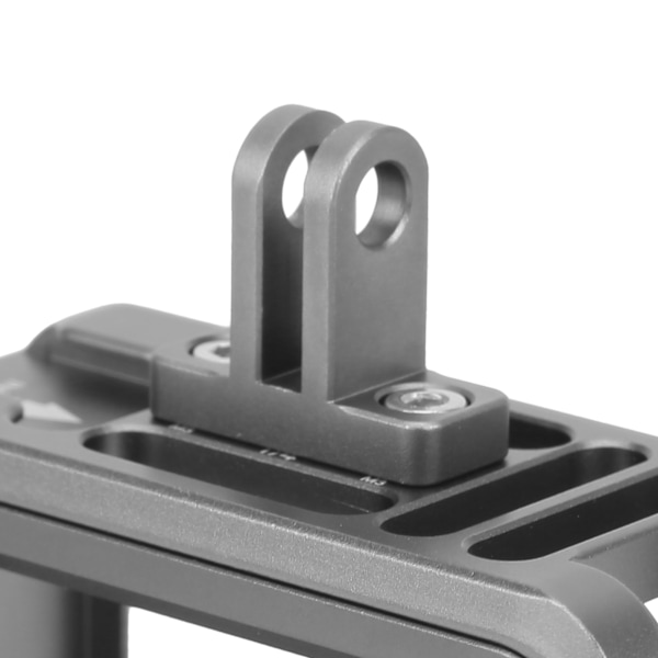 Aluminiumlegeringsfodral för OSMO Action Kamera Skyddande Bur med 2 Kalla Skor
