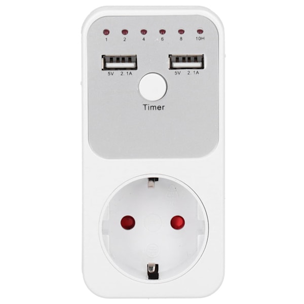 180~260V USB Smart Digital Nedtællingsur Stik til Computer Telefon Oplader