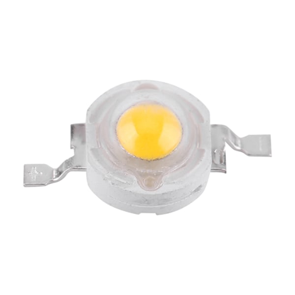50 st SMD 1W LED-lampa Pärlor Glödlampschip för strålkastare Spotlight Energisparande Varm vit