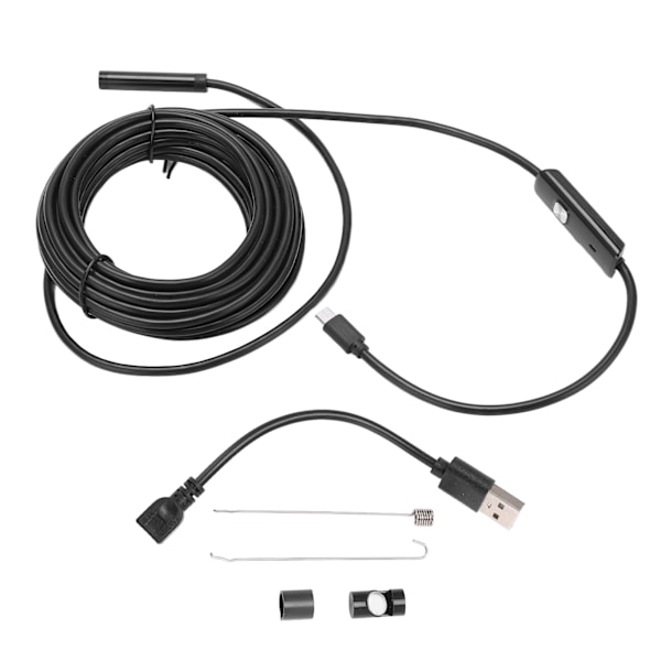 AN97‑8 8mm Mobiltelefon Endoskop 6LED Vanntett Fasilitetsinspeksjonsendoskop for Elektrisk Vedlikehold 10m / 32.8ft