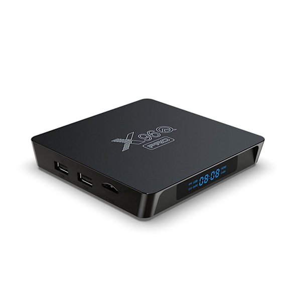 X96Q PRO Android 10.0 Smart TV Boks UHD 4K Media Player Allwinner H313 Quad-core H.265 2.4G&5G WiFi 100M LAN Fjernkontroll