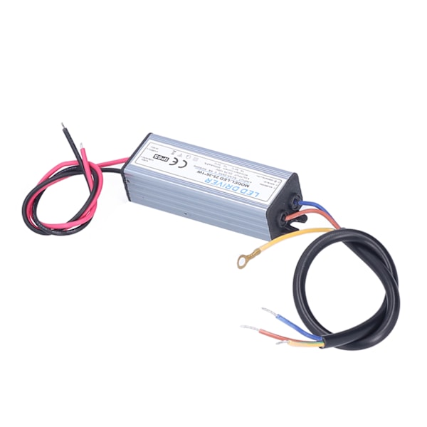 DIY LED Driver Input AC95‑265V Output DC75‑126V 300mA Strømforsyning Belysningstransformer med Kabler