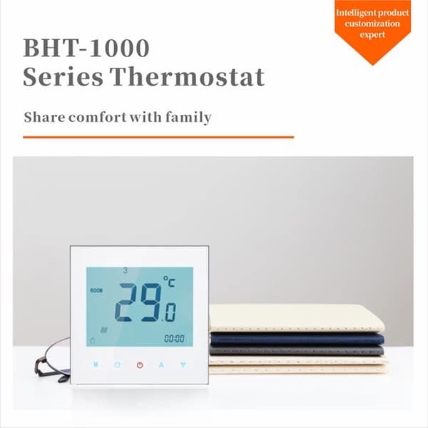 5A AC95-240V Ugentlig Programmerbar LCD-skærm Touch Screen Vandvarme Termostat Rumtemperaturregulator