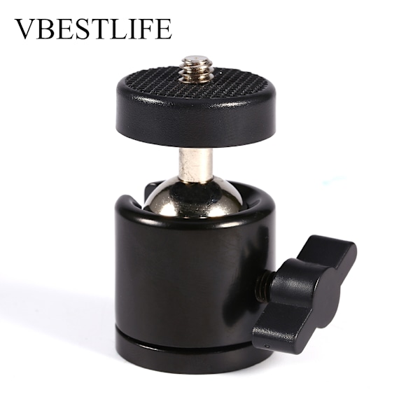 VBESTLIFE 360° Svängbar Rotationsbar 1/4'' Skruv Kulhuvudfäste Kulhuvud Stativfäste