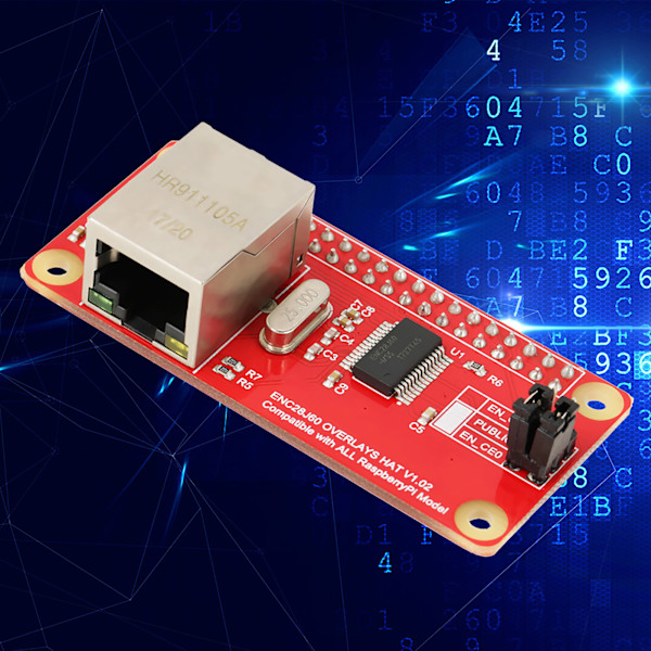 ENC28J60 Ethernet LAN Netværksadaptermodul til Raspberry Pi Zero Board