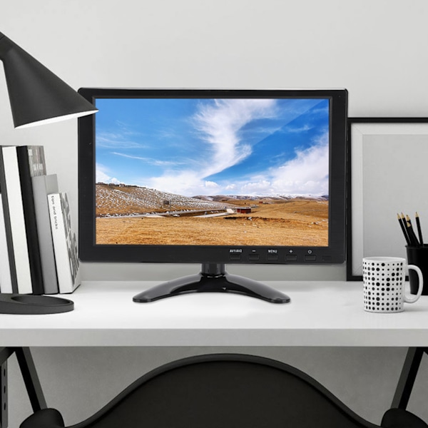 Universaali 10.1 tuuman 1280x800 16:10 HD LCD-monitori, tukee HDMI / VGA / AV -tuloa