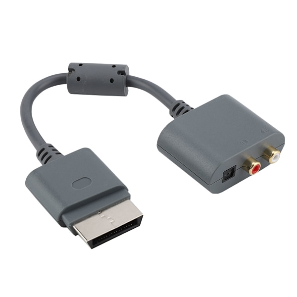 Ny RCA Optisk Lyd Adapter Konverteringskabel Til XBOX 360