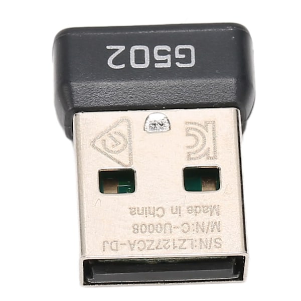 USB-mottaker 2,4 GHz Trådløs Stabilt Signal Liten Bærbar Slitesterk ABS Metall Mus Adapter for G502 LIGHTSPEED Mus
