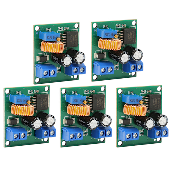 5 st Powermodulbräda DC 3V 5V 12V till DC 19V 24V 30V 36V Justerbar Boost Spänningsstabilisering Nätaggregatmodul