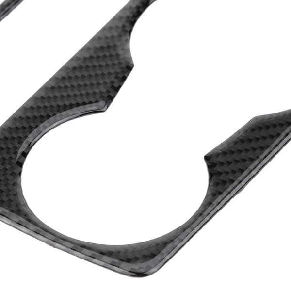 Kulfiber Bil Centerkonsol Vandkop Holder Panel Cover Trim til Audi A4 B8 A5 2009-2015