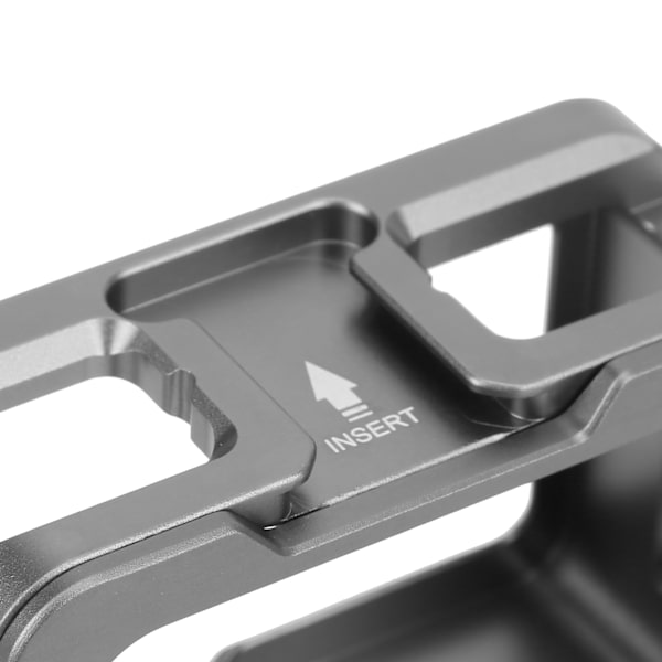 Aluminiumlegeringsfodral för OSMO Action Kamera Skyddande Bur med 2 Kalla Skor