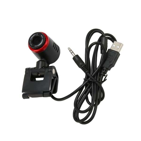 USB2.0 med MIC HD Webcam Webkamera Cam 360 Grader til Computer PC Laptop til Skype / MSN