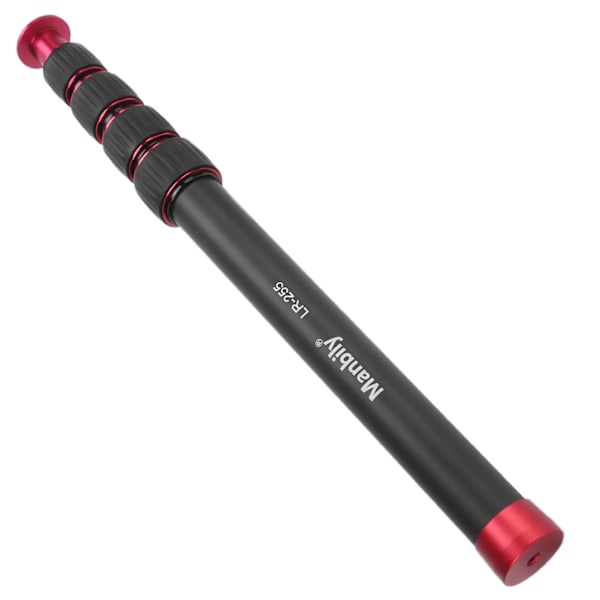Manbily Kamera Monopod Stativ Forlengelsesstang LR‑255 Aluminium Legering Stativfeste Monopod Forlengelsesrør