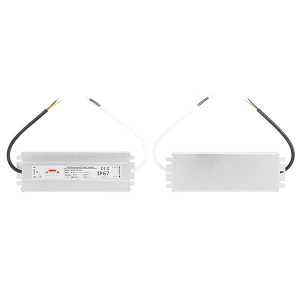 24V 120W 5A LED Lysstripe Strømforsyning IP67 Vanntett LED Driver Transformator