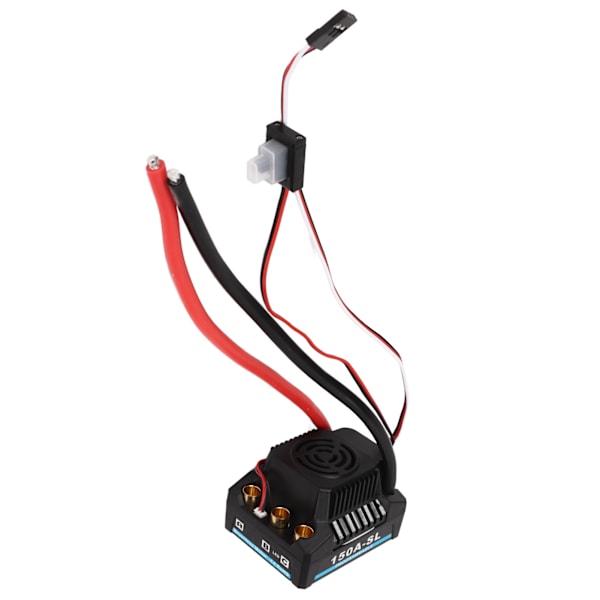 150A Børsteløs ESC Vandtæt Støvtæt BEC 5A 5.8V Elektronisk Hastighedsregulator til 1/8 RC Bil
