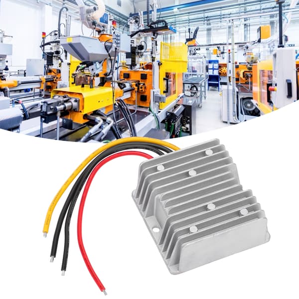 Strømomformer 24V til 13.8V 15A DCDC Vanntett Modul Aluminiumlegering Silikon