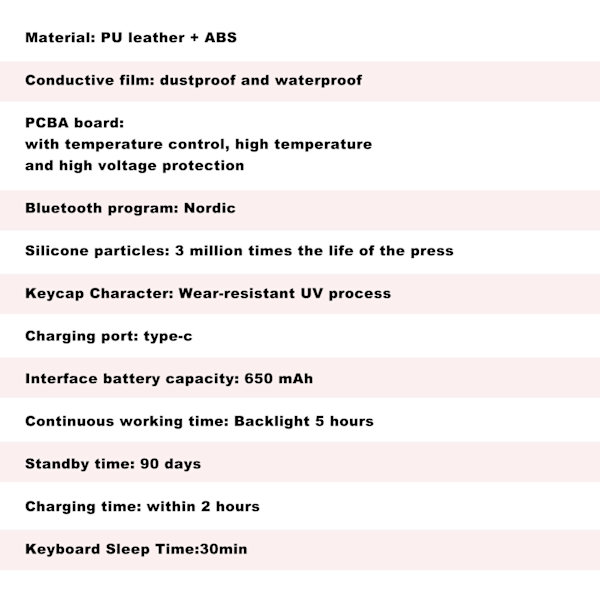 Magic Keyboard Multifunktionell Trackpad Bakgrundsbelyst Trådlös BT-anslutning Lång Batteritid Fullständigt Skydd Lämplig för 12,9 tums Tangentbord