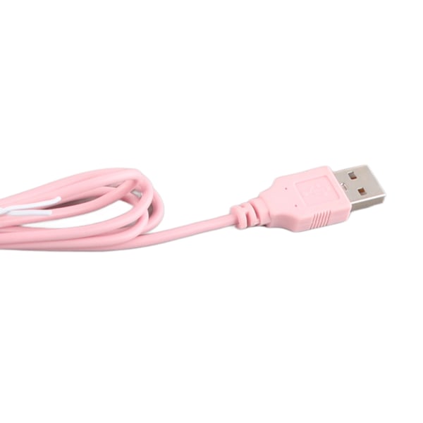 Tangentbord USB Trådbunden Ultratunt Söt Cartoon för Hem Kontor Laptop Dator Universal (Rosa)