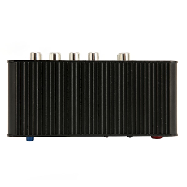 4-veis RCA-switcher Multifunksjonell 4 inn 1 ut RCA Stereo Switch Selector med IR-fjernkontroll for DVD-spillkonsoll