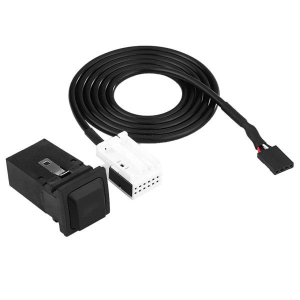 Bil USB AUX Audio Kabel Switch & Kabel För RCD510 RCD310 Golf/GTI/R MK5 MK6 Jetta 5KD035724