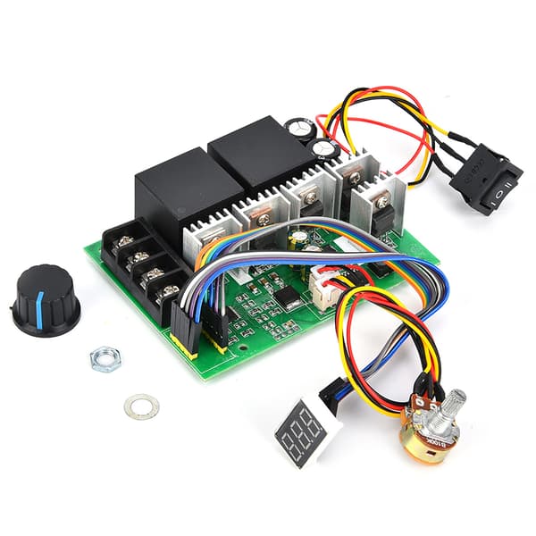 PWM DC Motorhastighetskontroller CW/CCW Bryter 0~100% 80A 12V/24V/36V/48V