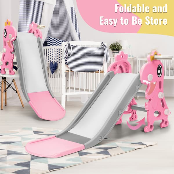 Børnerutsjebane Pink Grå