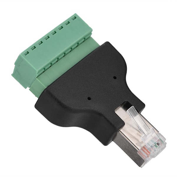 DVR Ethernet -liitin RJ45 urosliitin 8-nastainen ruuviliitin