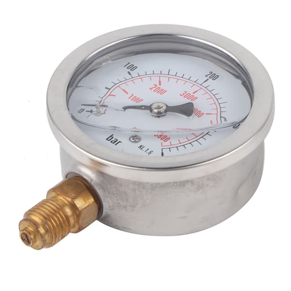 0‑400BAR 0‑5800PSI G1/4 68mm Dial Hydraulisk Trykmåler