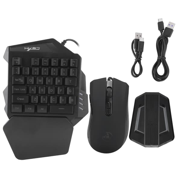 Tastatur Mus Konverter Gaming Adapter Base Kit Mobil Version Passer til Android System