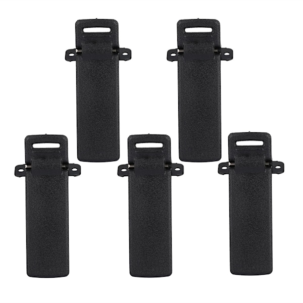 5 stk. UV 5R Bælteklips til BAOFENG UV 5R UV 5RA UV 5RB UV 5RC TYT TH f8 Ham Radio Walkie Talkie