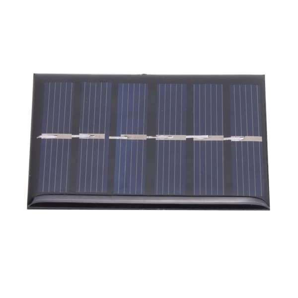 4 stk. 3V 0,3W Polykrystallinsk Silisium DIY Sikkerhet Solcellepanel med Kabel 65x48mm