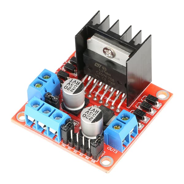 1 stk. L298N Modul H Bro Driver Board Modul til Stepper Motor Smart Bil Robot